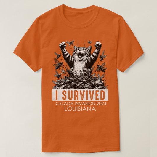 Ik overleefde Cicada Invasion 2024 T-shirt (Design voorkant)