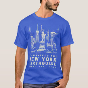 Ik overleefde de aardbeving in New York T-shirt
