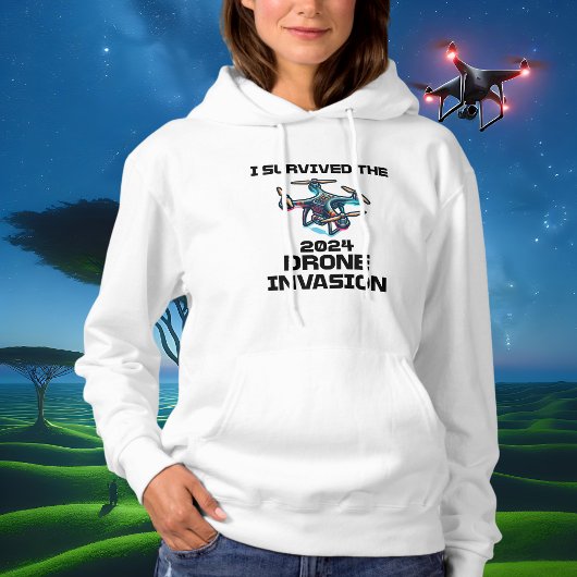 Ik overleefde de drone-aanval van 2024 hoodie