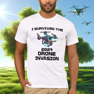 Ik overleefde de drone-aanval van 2024 t-shirt