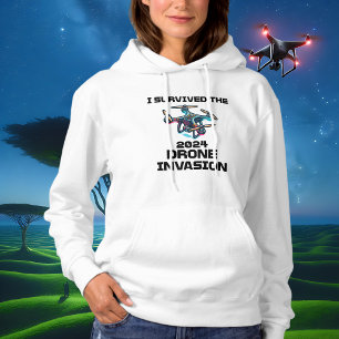 Ik overleefde de drone-invasie van 2024 hoodie