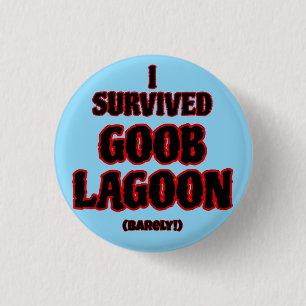Ik overleefde de Goob Lagoon Ronde Button 3,2 Cm