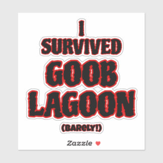 Ik overleefde de Goob Lagoon Sticker