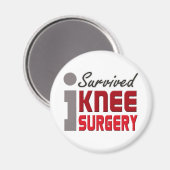 Ik overleefde de magneet van een knieoperatie (Voorkant / Achterkant)