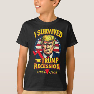 Ik overleefde de miljardair recessie 4725-4925 Tru T-shirt