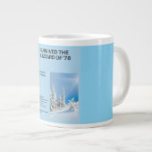 Ik overleefde de sneeuwstorm van '78 extra grote beker (Voorkant rechts)