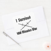 Ik overleefde de Sticker van 100 minuten (Envelop)