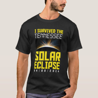 Ik overleefde de Tennessee Zonsverduistering 8 apr T-shirt