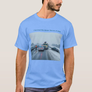 Ik overleefde de winterstormen van 2026 t-shirt