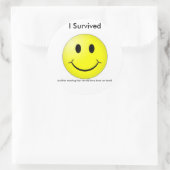 Ik overleefde een andere vergadering... email - St Ronde Sticker (Tas)