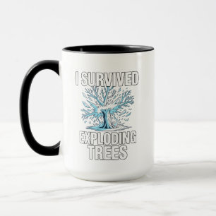 Ik overleefde exploderende bomen Midwest sneeuwsto Mok