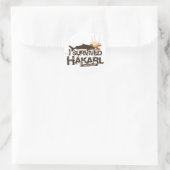 Ik overleefde Hákarl sticker (Tas)