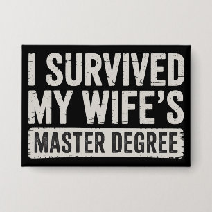 Ik overleefde het afstuderen van mijn vrouw met ee button
