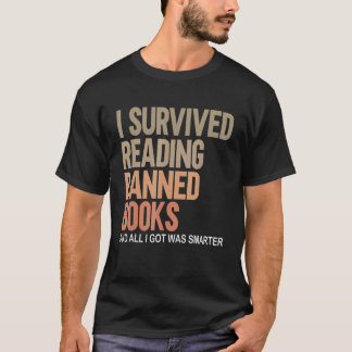 Ik overleefde het lezen van verboden boeken Boek B T-shirt