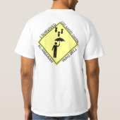 Ik overleefde het (rode logo) t-shirt (Achterkant)