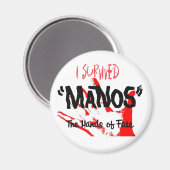 Ik overleefde Manos de Handen van het Lot Magneet (Voorkant / Achterkant)