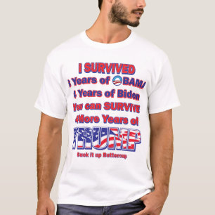 Ik overleefde Obama en Biden T-shirt
