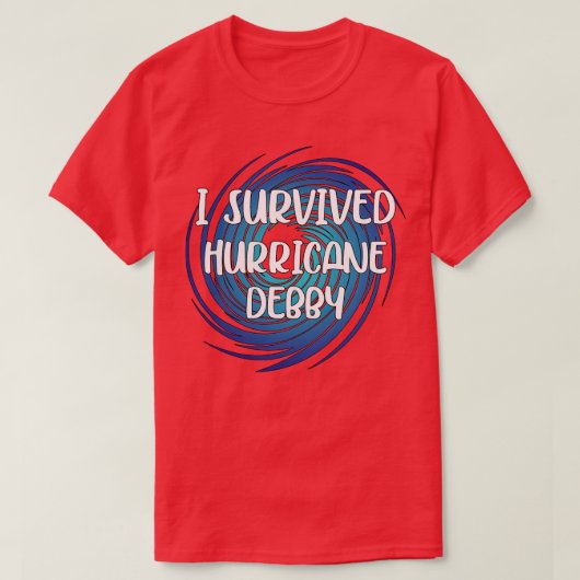 Ik overleefde orkaan Debby 2024 Florida TShirt (Design voorkant)