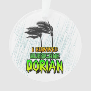Ik overleefde orkaan Dorian bomen Ornament