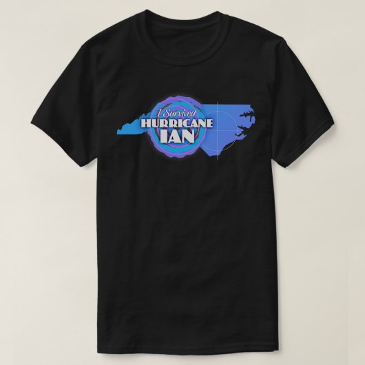 Ik overleefde orkaan Ian 1 T-shirt (Design voorkant)