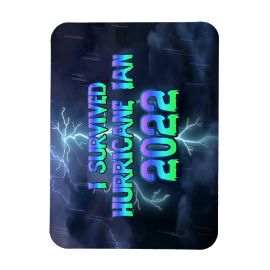 Ik overleefde orkaan Ian 2022 Magneet (Verticaal)