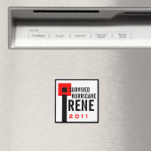 Ik overleefde orkaan Irene Magnet 2 Magneet (Insitu (Vaatwasser))