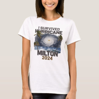 Ik overleefde orkaan Milton Florida oktober 2024 T-shirt