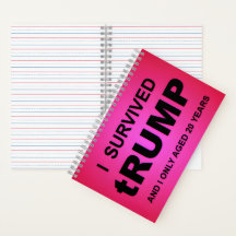 Ik overleefde tRUMP Spiraal Notebook