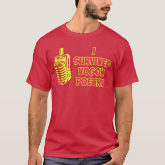 Ik overleefde Vogon-poëzie ontwerp meisje T-shirt