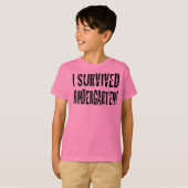 Ik Overlevende Kindergarten Schudd T-shirt (Voorkant volledig)