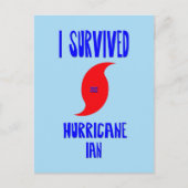 Ik overlevende orkaan Ian Briefkaart (Voorkant)