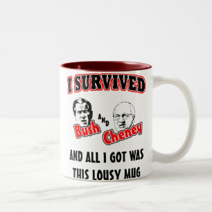 Ik overlevende Struik en Cheney Tweekleurige Koffiemok