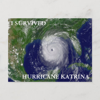 IK OVERLEVING HURRICANE KATRINA BRIEFKAART