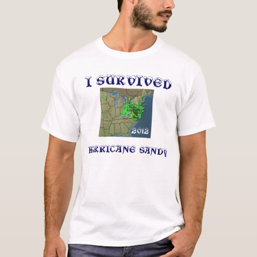 IK OVERVIED HURRICANE SANDY T-SHIRT (Voorkant)
