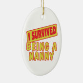 IK OVERVIESDE EEN NANNY TE ZIJN KERAMISCH ORNAMENT (Rechts)