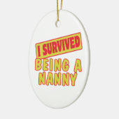 IK OVERVIESDE EEN NANNY TE ZIJN KERAMISCH ORNAMENT (Links)