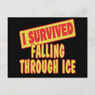 IK OVERVIESDE HET VALLEN DOOR ICE BRIEFKAART