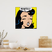 Ik pak me. (grotere afmetingen) poster (Keuken)