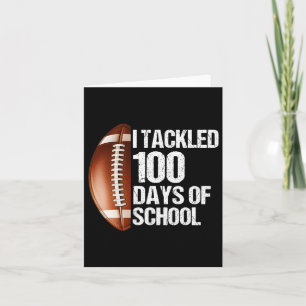Ik pakte 100 dagen school 100e dag voetbal onderwi kaart