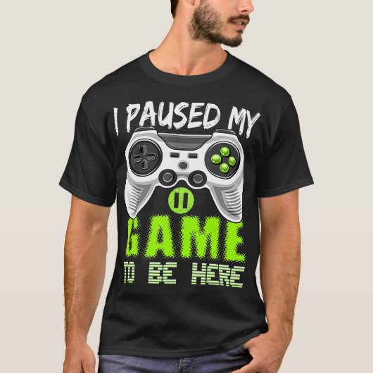 Ik pakte mijn game om hier videospelcontroller te  t-shirt (Voorkant)