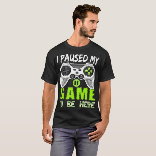 Ik pakte mijn game om hier videospelcontroller te  t-shirt (Voorkant volledig)