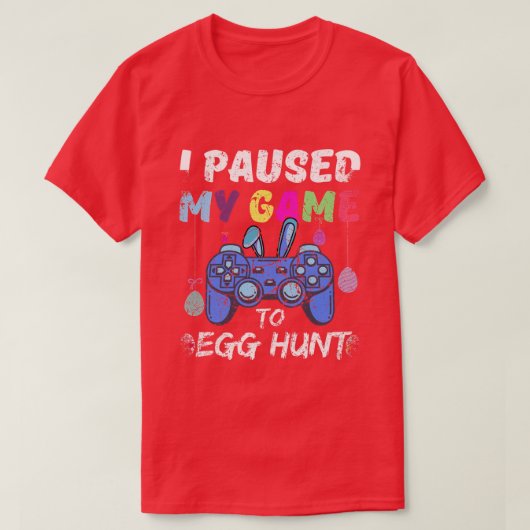 Ik pakte mijn spel om hap-pap te graven. t-shirt (Design voorkant)