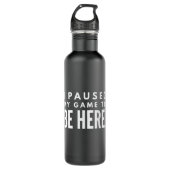 Ik pakte mijn spel om hier te spelen waterfles  (Voorkant)