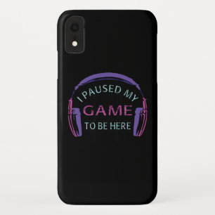 Ik pakte mijn spel om hier te zijn iPhone XR hoesje