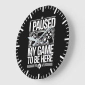 Ik pakte mijn spel om hier te zijn - grappige game grote klok (Hoek)