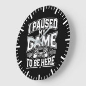 Ik pakte mijn spel om hier te zijn - grappige game grote klok (Hoek)