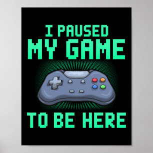 Ik pakte mijn spel om hier te zijn grappige video poster