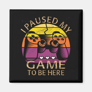 Ik pakte mijn spel om hier te zijn magneet