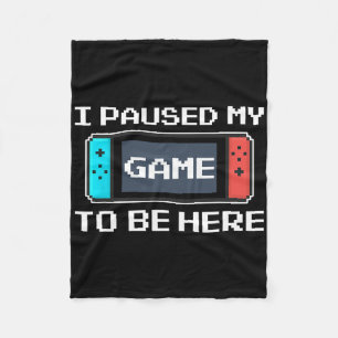 Ik pakte mijn spel om hier te zijn met een fraaie fleece deken
