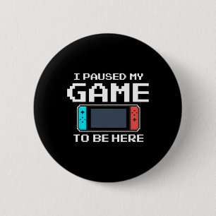 Ik pakte mijn spel om hier te zijn met een fraaie ronde button 5,7 cm